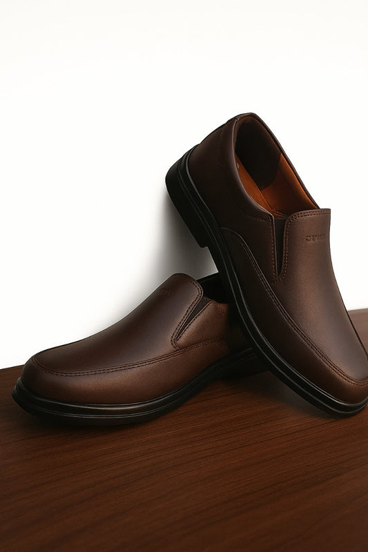 Men's brown Formal Slip-On Comfort Shoes